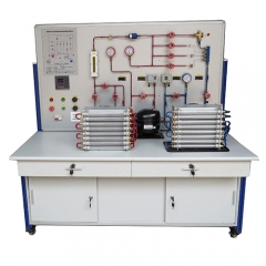 Banco de simulación de fallas en el sistema de refrigeración equipo de laboratorio equipo de entrenador de aire acondicionado