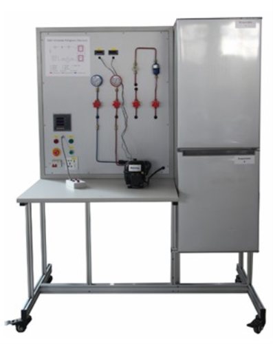 Refrigerator double door domestic model didactic equipment Air Conditioner Trainer Equipment