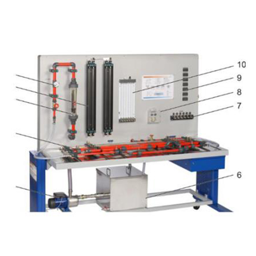 Banc de la dynamique fluide Vertical équipement d'enseignement fluides matériel de formation technique