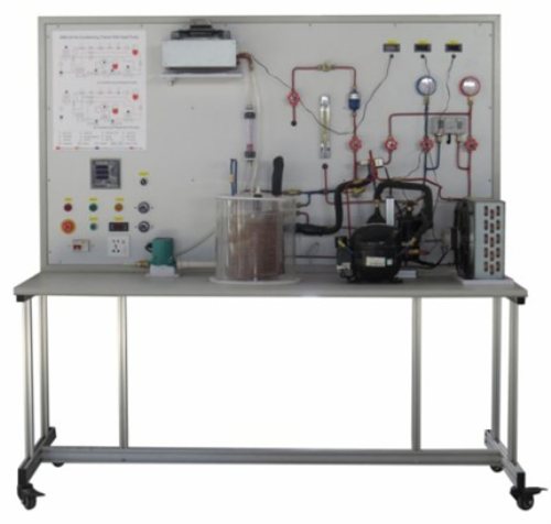 Unidad dividida de aire acondicionado sistema de calefacción estación Unidad de Entrenamiento equipo didáctico equipo de refrigeración
