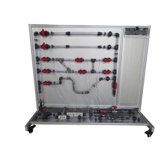 Energy losses in turns and connections Didactic Equipment Hydraulic Workbench