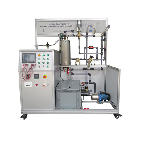 Equipo didáctico de metrología para el Laboratorio de Ingeniería Eléctrica de presión, flujo, nivel y temperatura