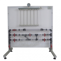 Pertes d'énergie dans le système de tuyauterie Équipement de laboratoire de fluides Équipement didactique