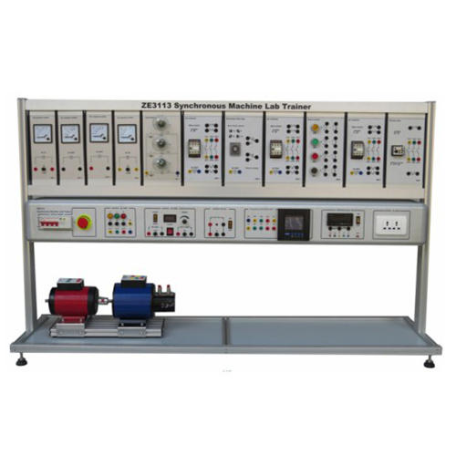Équipement didactique de formateur de machine synchrone de laboratoire de machine électrique électrique