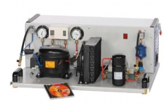 Sistema de entrenamiento HSI Tecnología de refrigeración y aire acondicionado Unidad base equipo didáctico