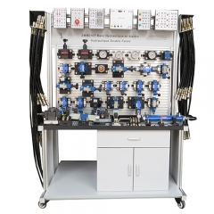 Equipamento Didactic do instrutor pneumático lateral dobro do lado