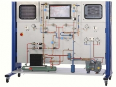 冷凍システム実験装置コンデンサートレーナー装置の容量制御と障害