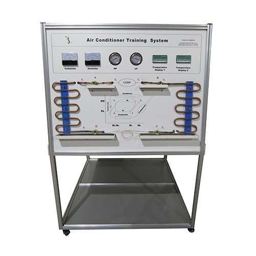 Sistema de treinamento de condicionador de ar, equipamento de treinamento de refrigeração
