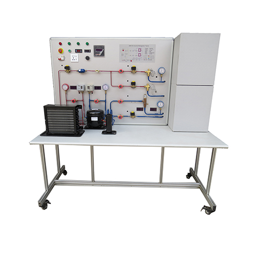 Instrutor industrial da refrigeração, equipamento didático, equipamento de laboratório do refrigerador