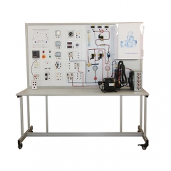 Entrenador para plantas de refrigeración. Componentes eléctricos y fallas. Equipos de capacitación educativa.