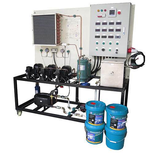 eficiência energética em sistemas de refrigeração, equipamentos de treinamento de refrigeração