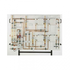 Painel de treinamento para circuito de aquecimento doméstico, Equipamento de treinamento vocacional, Equipamento de treinamento térmico