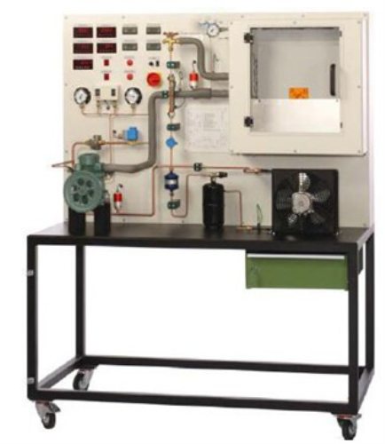 6-sistema de refrigeración con compresor abierto equipo de educación didáctico para laboratorio escolar