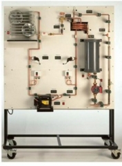 4-refrigeration circuit with variable load Vocational Education Equipment For School Lab 