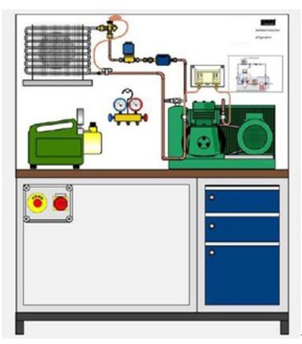 36-replacement of refrigeration components Vocational Education Equipment For School Lab Air Conditioner Trainer Equipment