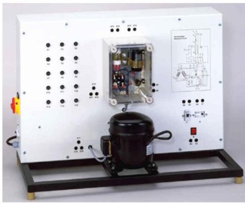 35-electrical faults in refrigerant compressors Teaching Education Equipment For School Lab Condenser Trainer  Equipment