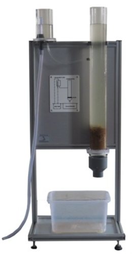 Field Drain Filter Apparatus Vocational Education Equipment For School Lab Hydraulic Bench Equipment