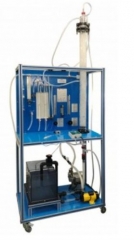 Double mini unité d'absorption emballée Équipement didactique d'éducation pour l'équipement d'expérimentation de mécanique des fluides de laboratoire scolaire