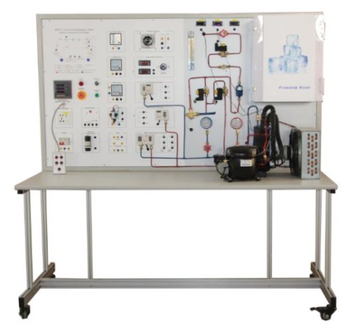 Fundamentos de equipamentos de treinamento de compressores de laboratório de medição de temperatura