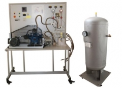 Unidade de teste de compressor de ar Equipamento didático de educação para equipamentos de treinamento em refrigeração de laboratório escolar