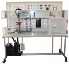 Entraîneur de climatisation à conduit ouvert Enseignement de l'équipement d'enseignement pour l'équipement de formation de compresseur de laboratoire scolaire