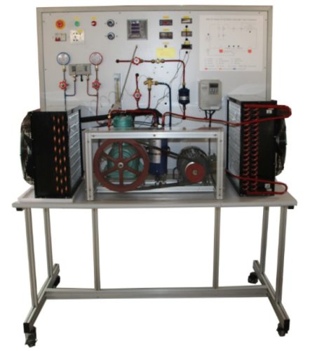 Cambios de estado en el circuito de refrigeración Enseñanza Equipo educativo para laboratorio escolar Equipo de entrenamiento de aire acondicionado