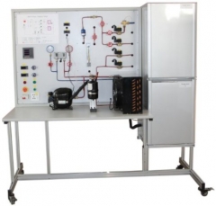 Installation de refroidissement avec magasin de glace Équipement didactique d'éducation pour l'équipement de formation de condensateur de laboratoire scolaire