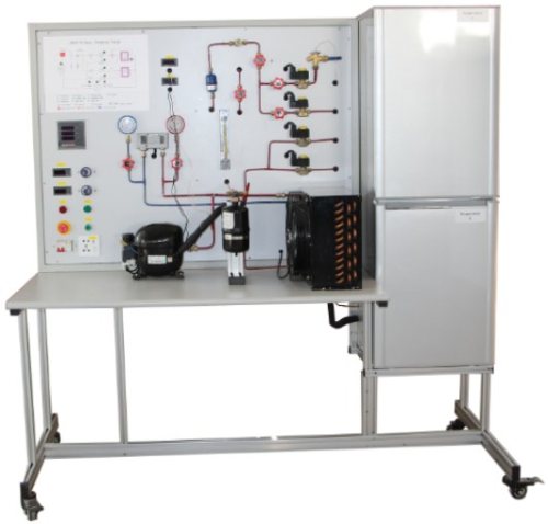 Installation de refroidissement avec magasin de glace Équipement didactique d&#39;éducation pour l&#39;équipement de formation de condensateur de laboratoire scolaire