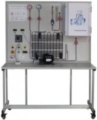 Sistema de refrigeração básico Ensino Educação Equipamento Para Laboratório Escolar Compressor Equipamento de treinamento