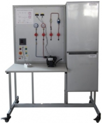 Instrutor de refrigeração doméstica Equipamento de educação vocacional para laboratório escolar Equipamento de treinamento