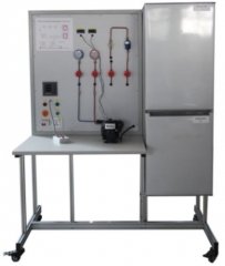 Capacity control methods in refrigeration Vocational Education Equipment For School Lab Air Conditioner Trainer Equipment