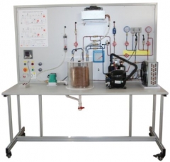 Bomba de calor com controle de bombeamento Ensino Educação Equipamento Para Laboratório Escolar Compressor Trainer Equipment