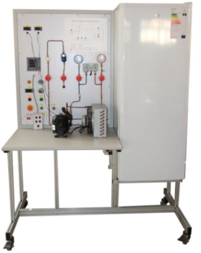 Unidad de refrigeración comercial con simulación de fallas Equipo de educación vocacional para laboratorio escolar Equipo de entrenamiento de condensador