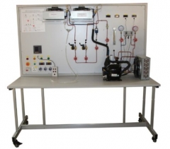 Pompe à chaleur avec évaporateur à double mode équipement d'enseignement pour l'équipement de formateur de climatiseur de laboratoire scolaire