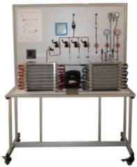 Basic cycle refrigeration trainer/pc Didactic Education Equipment For School Lab Compressor Training Equipment