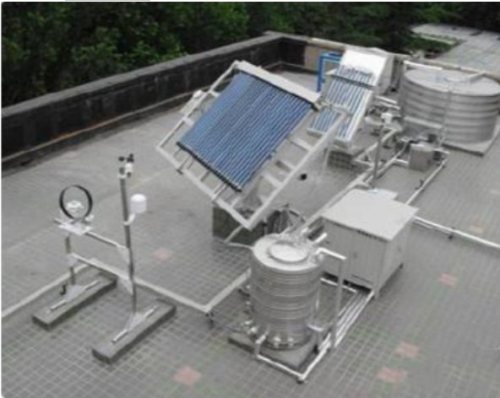 Equipamento de treinamento de energia solar térmica Equipamento educacional de ensino para laboratório escolar Instrutor elétrico automático