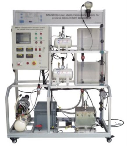 Sistema de laboratório de estação compacta para medição e controle de processos de ensino de equipamentos de treinamento em mecatrônica