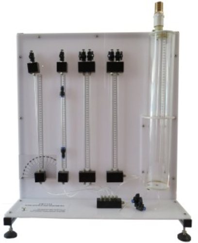 Équipement de formation professionnelle en statique des fluides et en manométrie pour l'équipement de banc hydraulique de laboratoire scolaire