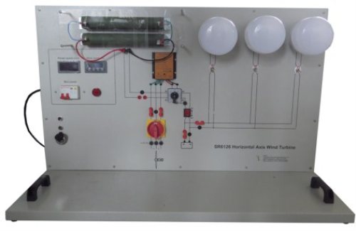 Horizontal Axis Wind Turbine Vocational Education Equipment For School Lab Electrical Automatic Trainer