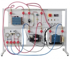 Équipement de formation de principe de réfrigération Équipement d'enseignement professionnel pour l'entraîneur de climatiseur de laboratoire scolaire Equipmet