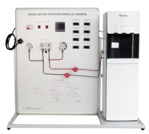 MODULE DE DISTRIBUTEUR D'EAU (FORMATEUR) Équipement d'enseignement pour l'équipement de formation de compresseur de laboratoire scolaire