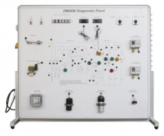 Painel de diagnóstico Equipamento de educação profissional para equipamentos de treinamento em refrigeração de laboratório escolar