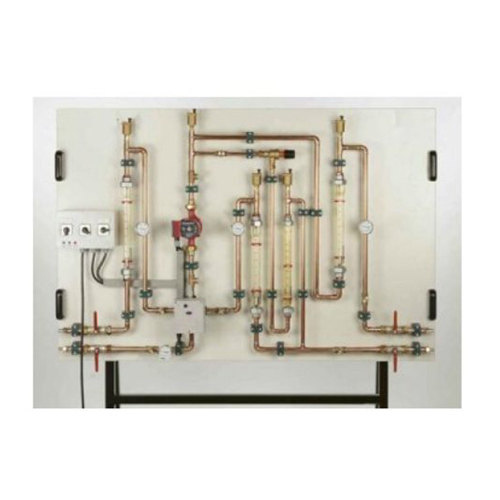 Four way mixing valve training panel educational lab equipment Fluids Engineering Training Equipment