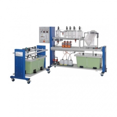 Coagulation, Flocculation And Settling Pilot Plant Teaching Equipment Sewage Treatment Trainer