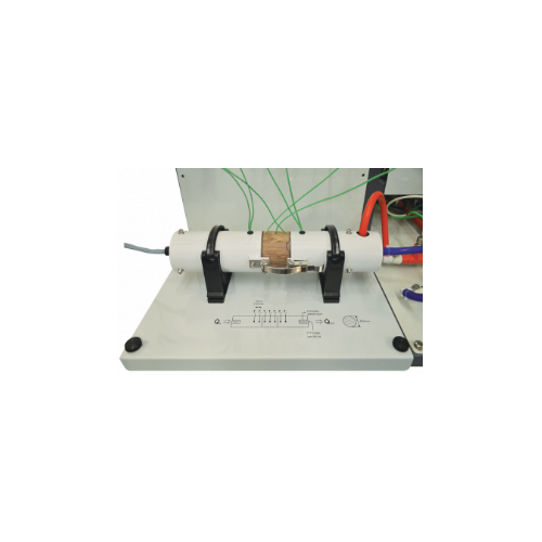 Équipement de formation de transfert de chaleur d'équipement didactique de module de conduction thermique linéaire