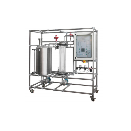 Level and Flow-Rate Control (including PID Controller with Software) with Computer and Backup UPS Didactic Equipment Process Control Trainer