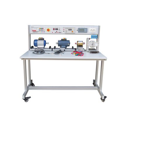 Établi pour les essais de machines Formateur électrique à courant continu Équipement d'enseignement Équipement de laboratoire électrique