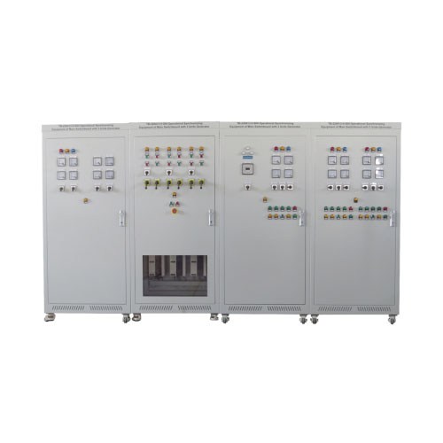 Équipement de synchronisation opérationnel du tableau principal avec 3 unités Équipement de formation professionnelle Laboratoire d'installation électrique