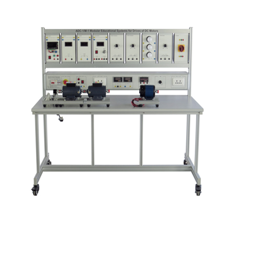 Complete didactic bench for the study of DC machines Teaching Equipment Electrical Training Equipment