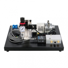 Kit Eletropneumático - Controle de Velocidade de um Motor Pneumático Treinador Equipamento Didático Equipamento de Treinamento Mecatrônico